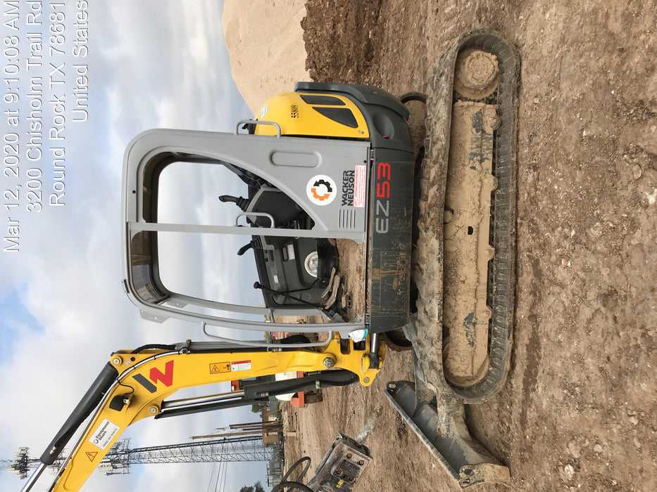 2019 Wacker Neuson EZ53 Standard Options