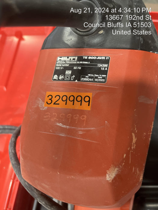 2023 HILTI TE 800-AVR