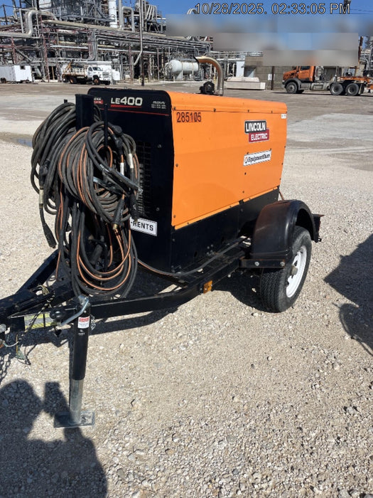 2022 Lincoln Electric LE400 Kubota V1505, Trlr, Cable Rack, Light Kit, ES Decals, T3