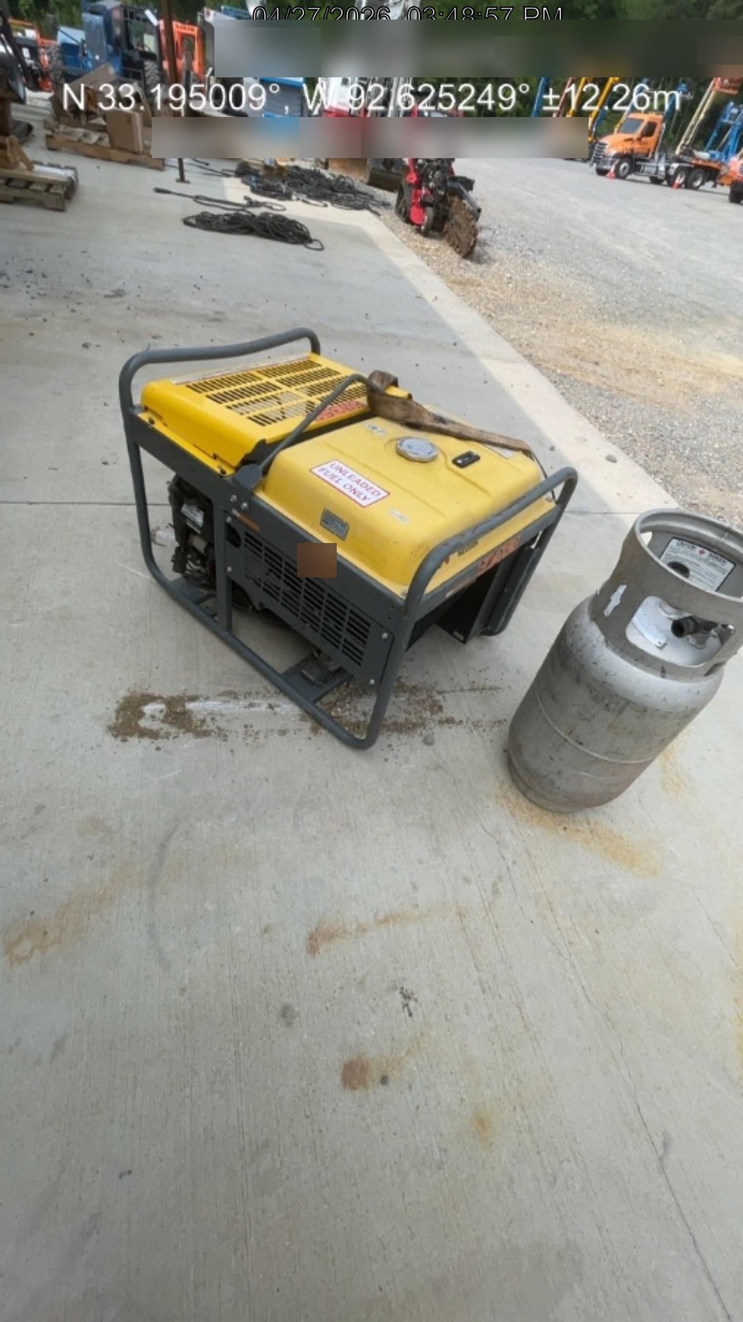 2020 Wacker Neuson GPS9700V Standard, Includes Wheel Kit P/N: 5100042221