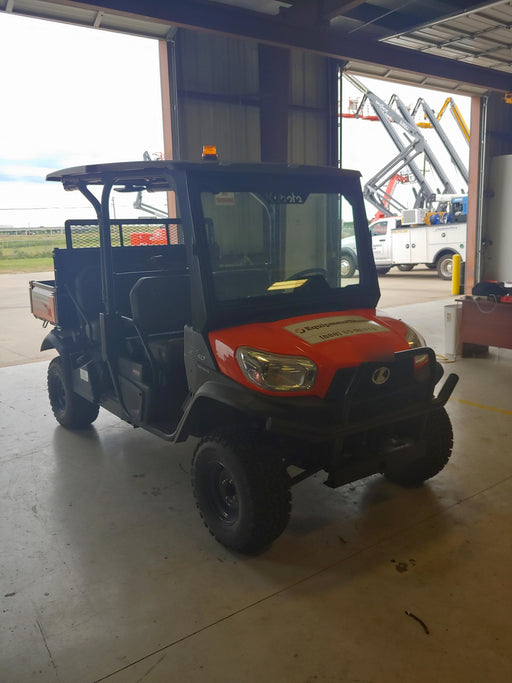 Kubota RTV-X1140W-H 4wd Utility Cart, LED Strobe, Windshield Tempered Glass, Pastic Canopy, Wire Harness Kit, Backup Alarm