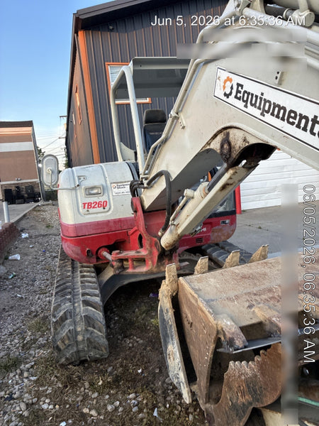 2019 Takeuchi TB260 Takeuchi TB260 Canopy w/Rubber Tracks, Auxiliary Hydraulics, Standard Blade, Manual QC