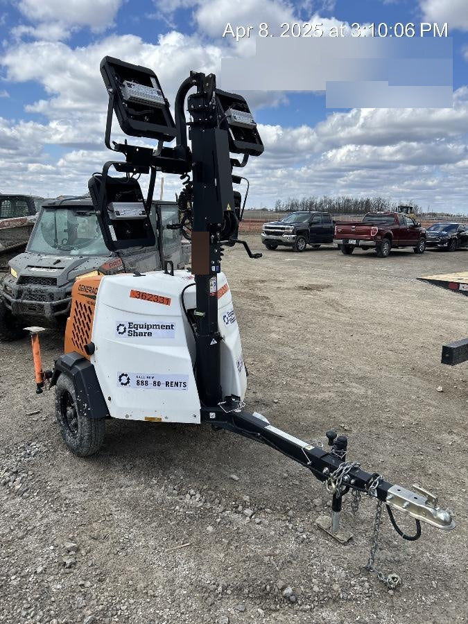 2023 Generac MLT2 Diesel, Flex Switch 120V Input, Powerzone Controller, 
(4) 320W LED Lights, 4kW Generator, 39.9 Gal Fuel Tank, 2" Ball, T3