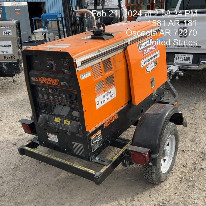 2023 Lincoln Electric LE400 Kubota V1505, Trlr, Cable Rack, Light Kit, ES Decals, T3