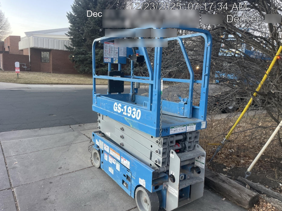 2018 Genie GS-1930 Genie GS-1930 w/Fixed Rail, Chain Entry