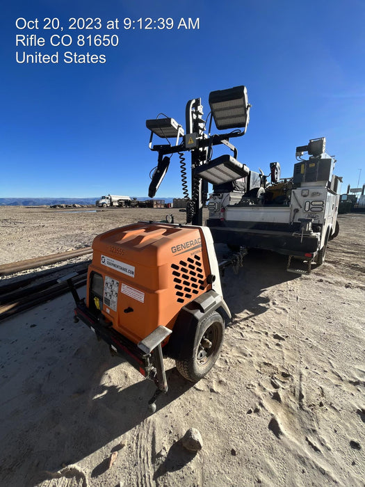 2023 Generac MLT2 Diesel, Flex Switch 120V Input, Powerzone Controller, (4) 320W LED Lights, 4kW Generator, 39.9 Gal Fuel Tank, 2" Ball, T3