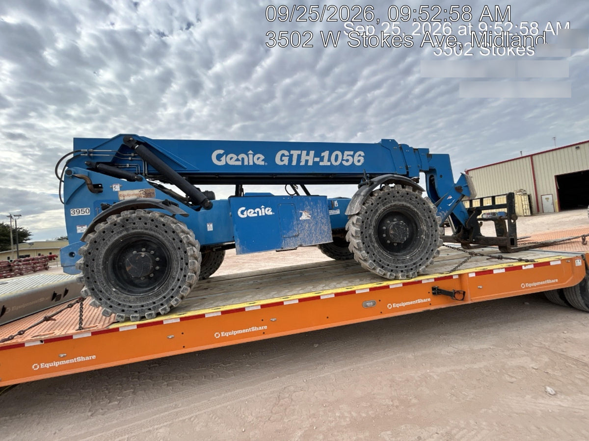 2017 Genie GTH-1056 Genie GTH1056, Solid Tires, 60" carriage, Light Kit, Open ROPS