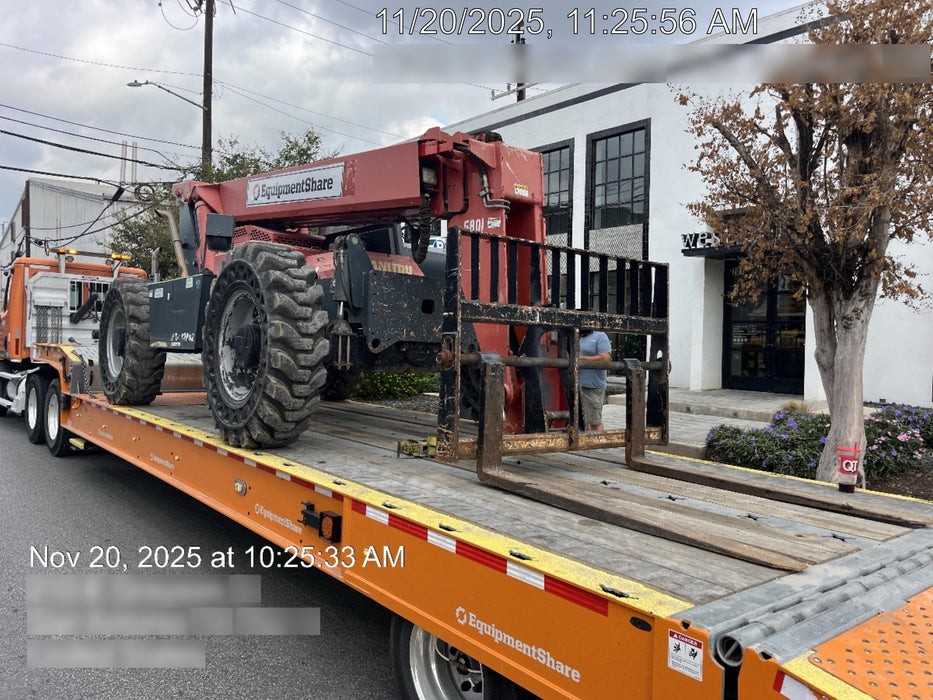 2017 Manitou 12042 Manitou MTA 12042, Solid Tires, 66" Carriage, Open ROPS, Flashing Beacon and Work Light Package
