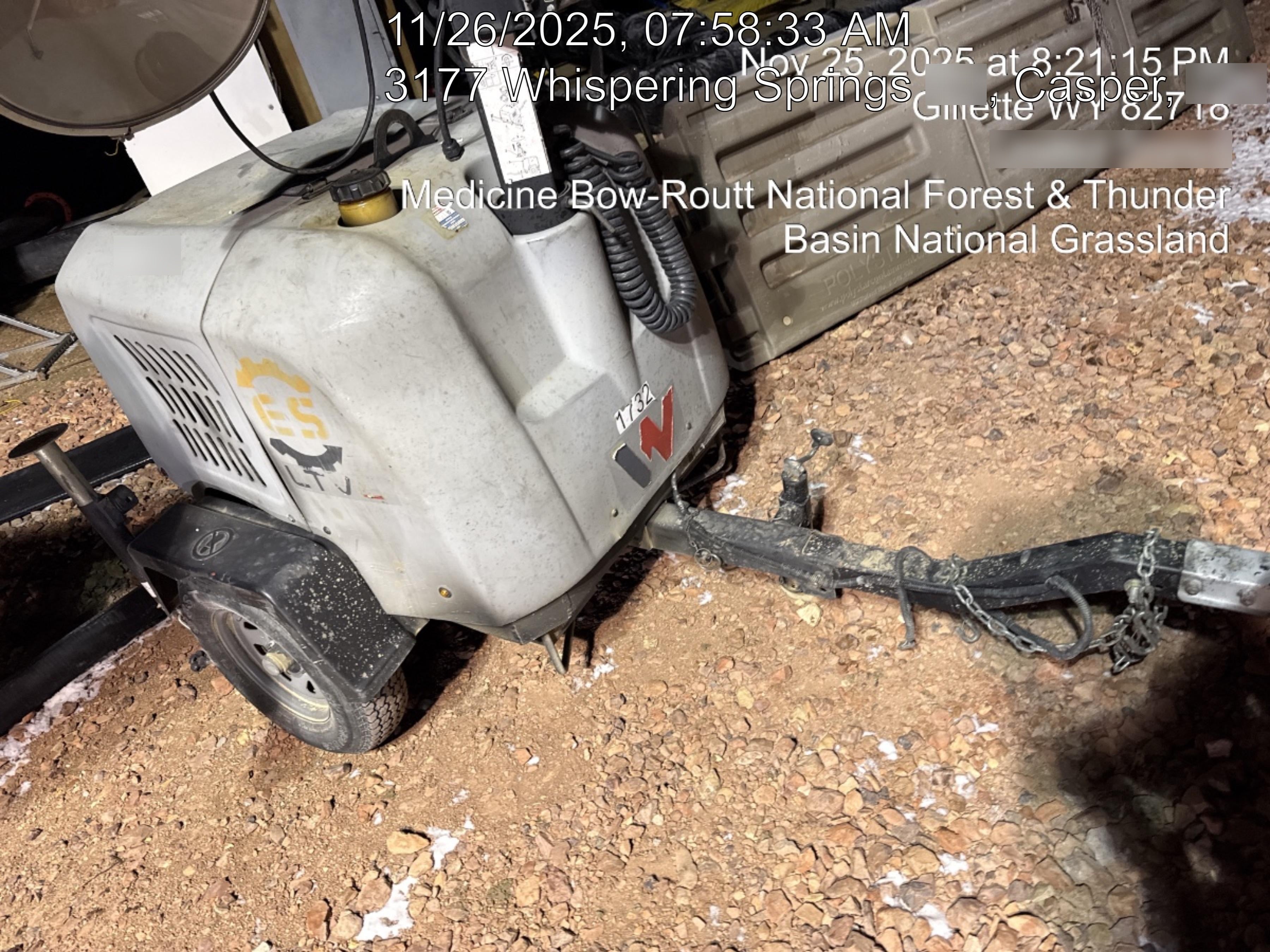 Wacker Neuson LTV6K-MH Wacker Neuson LTV6K Mobile Light Tower w/Fuel Level Sensor Installed