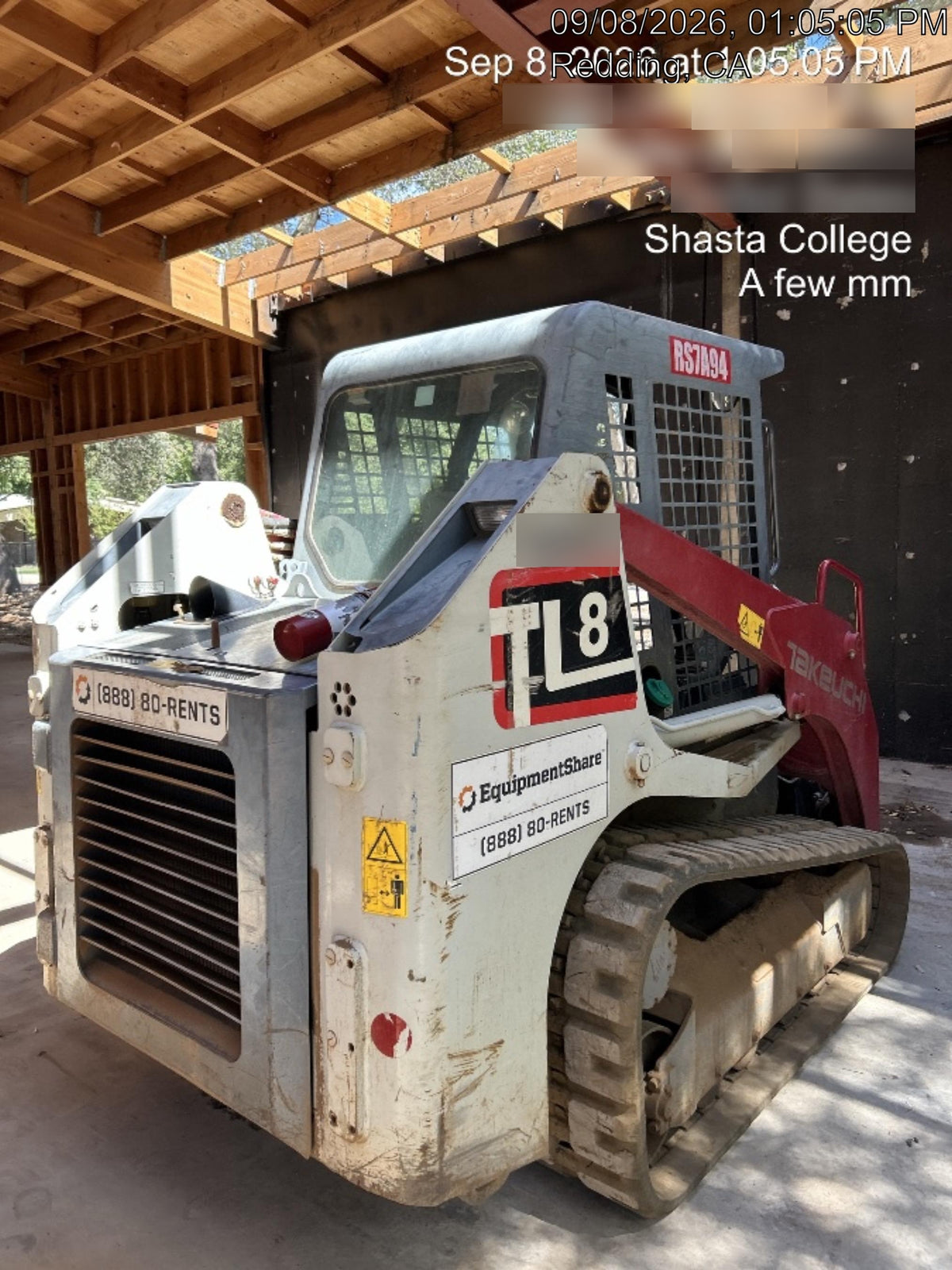 2019 TAKEUCHI TL8W
