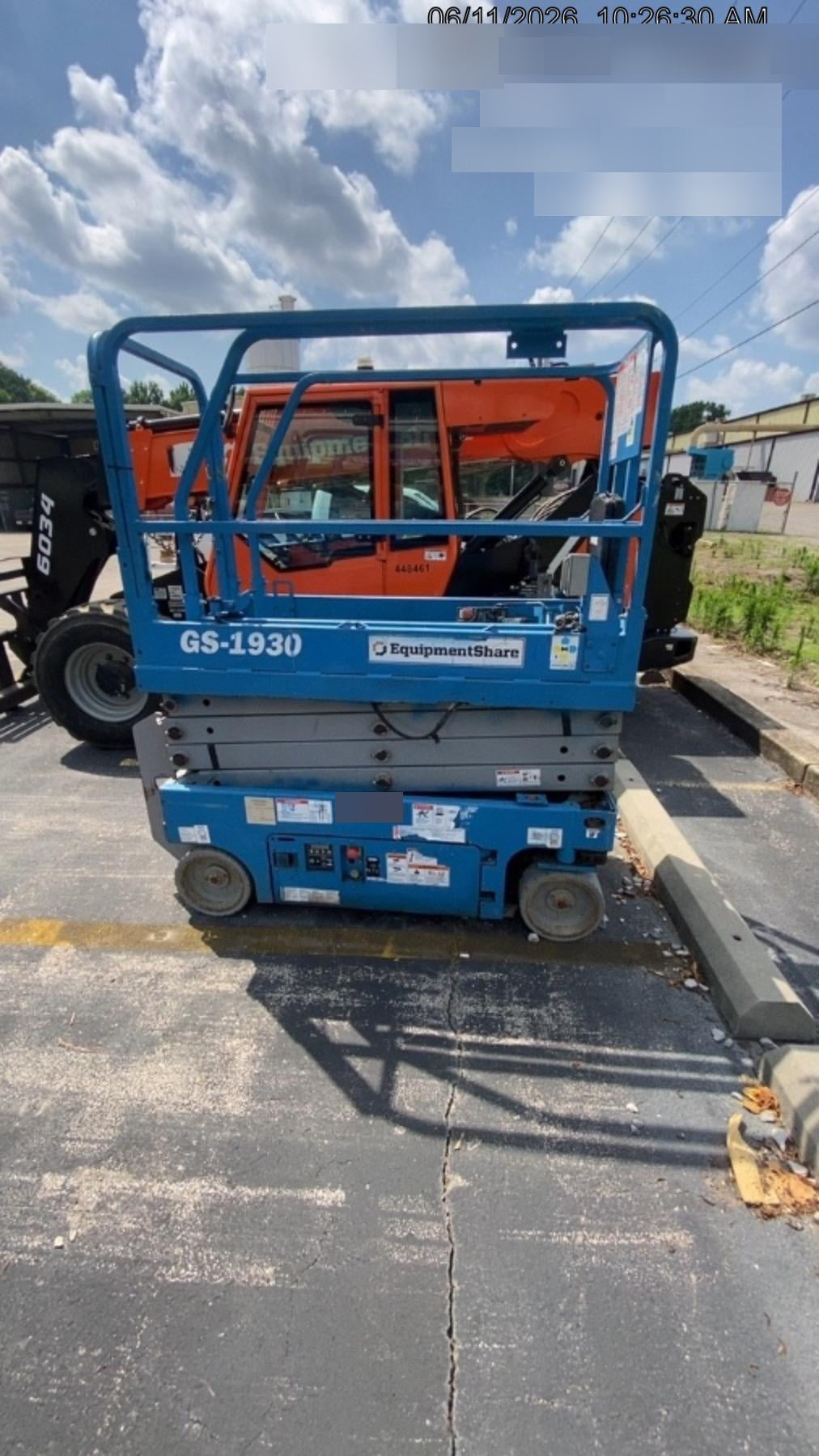 2019 Genie GS-1930 Fixed rails with chain Entry