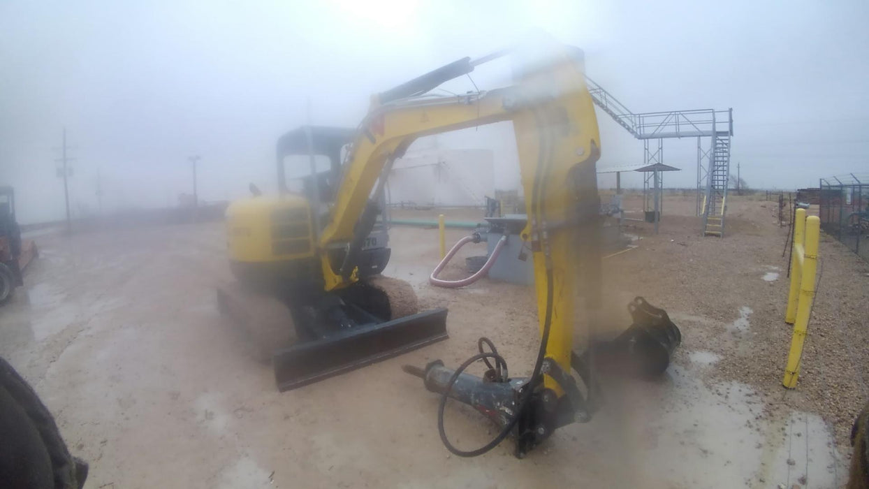 2018 Wacker Neuson EZ53 EZ53 12K Track Excavator, TRK,LGD,CNPY,PC, TRK,LGD,CNPY,PC, Manual QC, Hydraulic Thumb, Buckets: 24" , 18"
