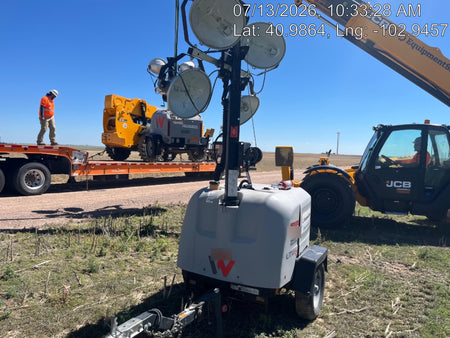 2018 Wacker Neuson LTV6L-MH Wacker Neuson LTV6L Mobile Light Tower w/Fuel Level Sensor Installed