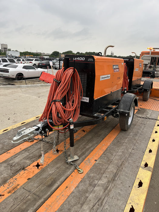 2022 Lincoln Electric LE400 Kubota V1505, Trlr, Cable Rack, Light Kit, ES Decals, T3