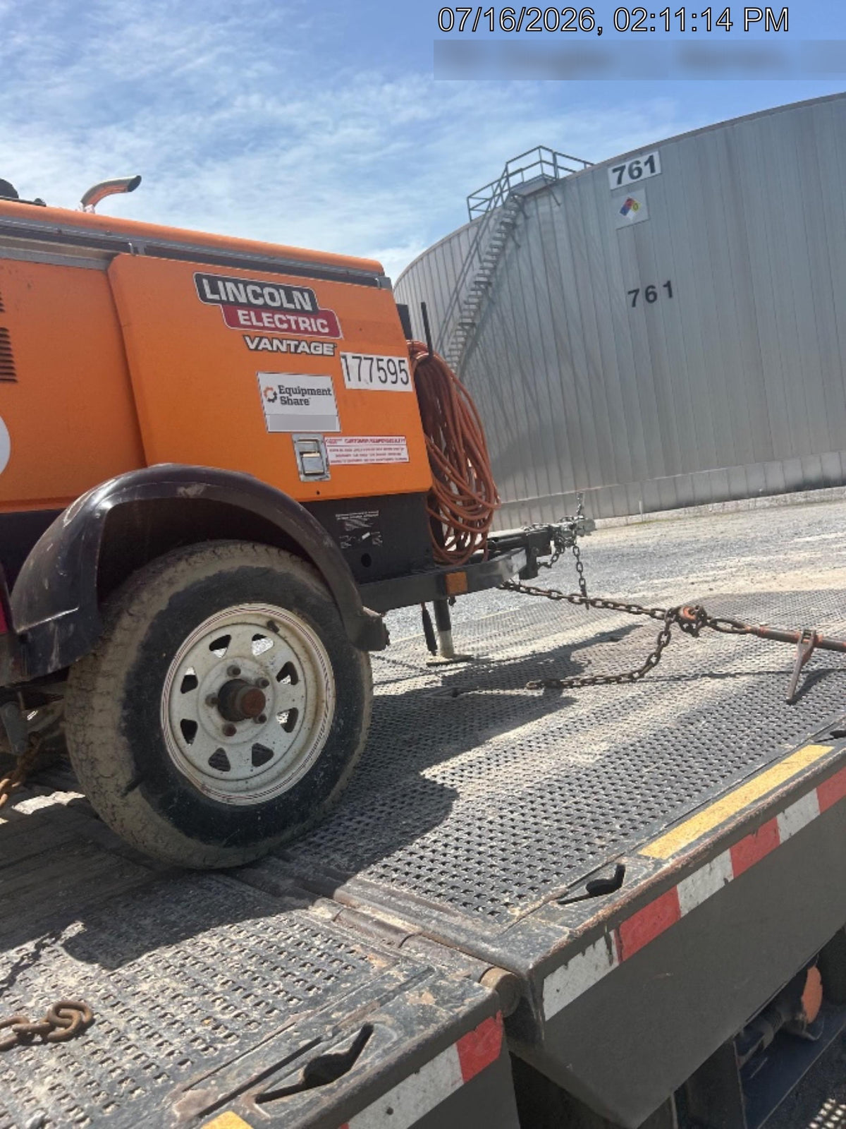 2022 Lincoln Electric LE400 Kubota V1505, Trlr, Cable Rack, Light Kit, ES Decals, T3