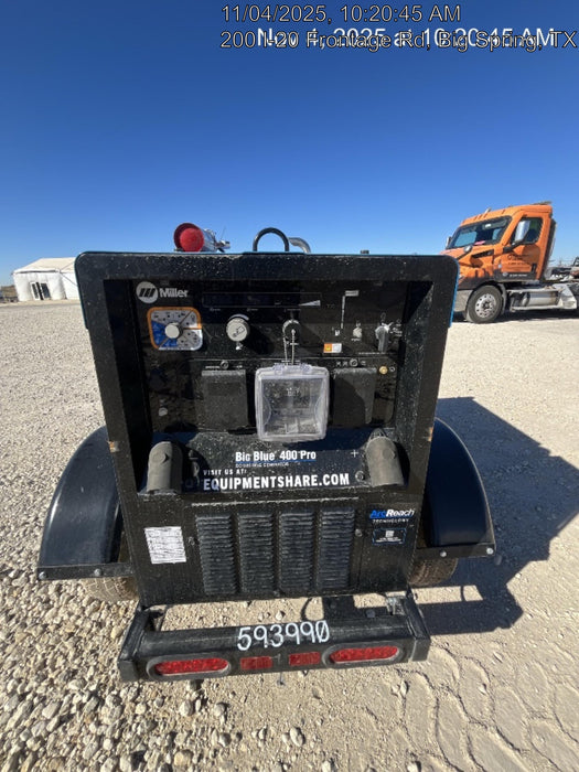 2025 MILLER ELECTRIC BIG BLUE 400