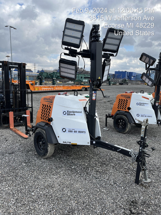 2023 Generac MLT2 Diesel, Flex Switch 120V Input, Powerzone Controller, (4) 320W LED Lights, 4kW Generator, 39.9 Gal Fuel Tank, 2" Ball, T3