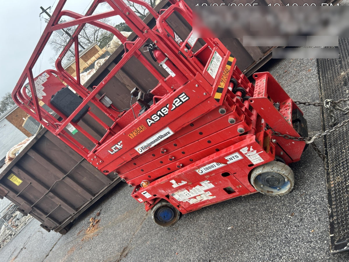 2021 Lgmg AS1932E Electric Drive, Solid Non Marking Tires, Dual Beacons