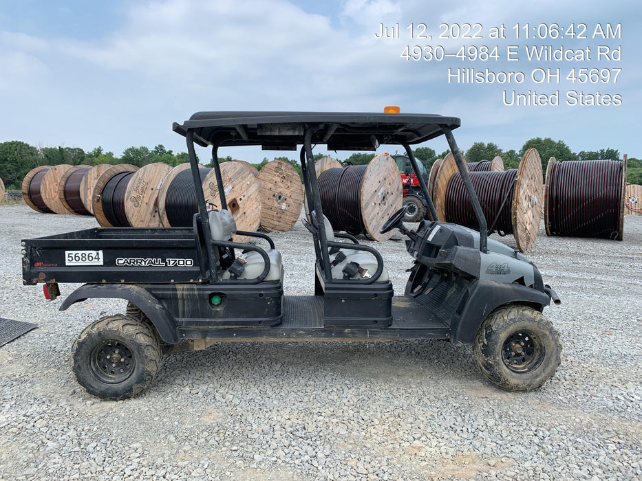 2019 Club Car CA1700D Diesel, 4-Seat, ROPS, AWD w/None
