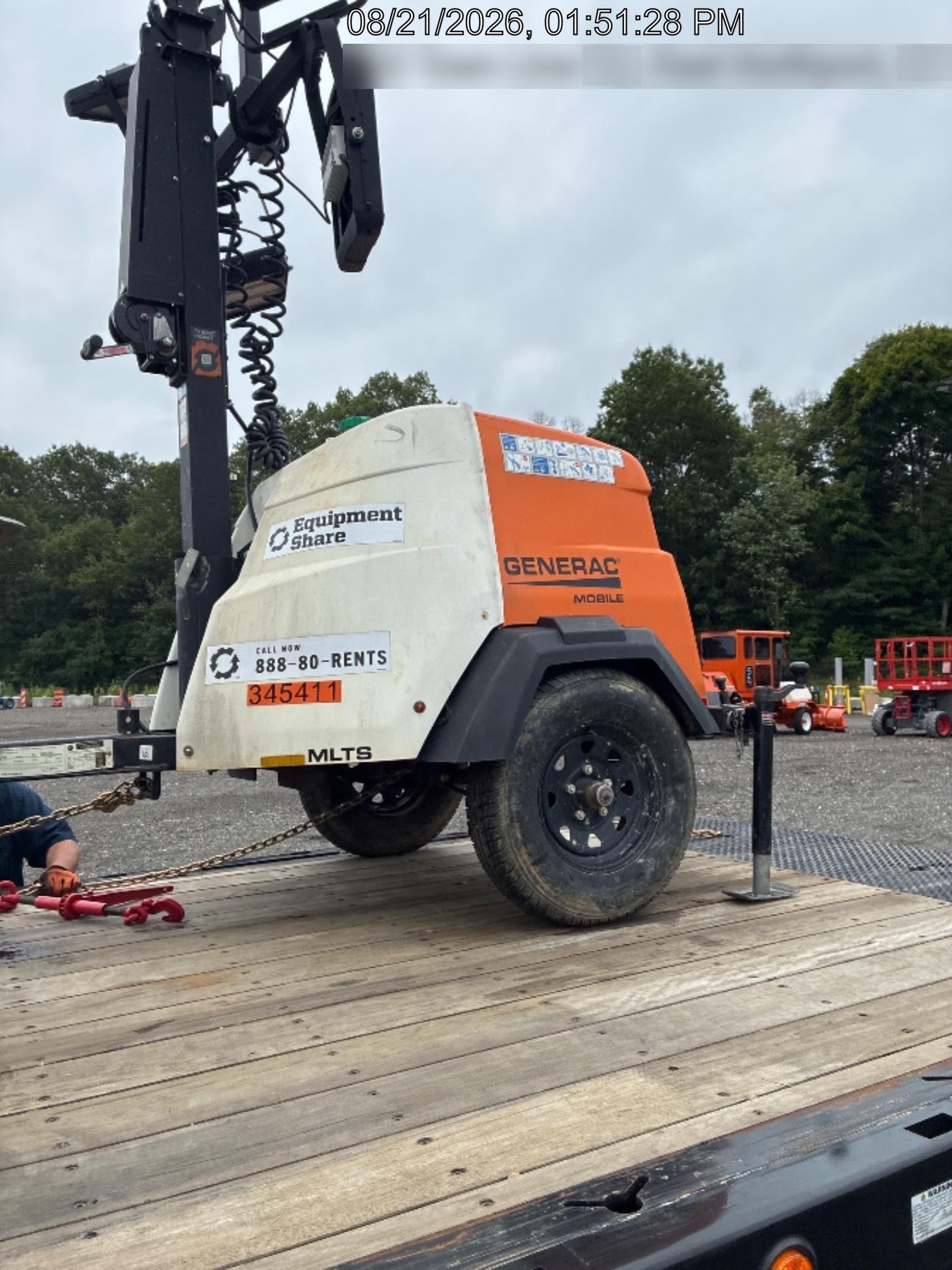 2023 Generac MLT2 Diesel, Flex Switch 120V Input, Powerzone Controller, (4) 320W LED Lights, 4kW Generator, 39.9 Gal Fuel Tank, 2" Ball, T3
