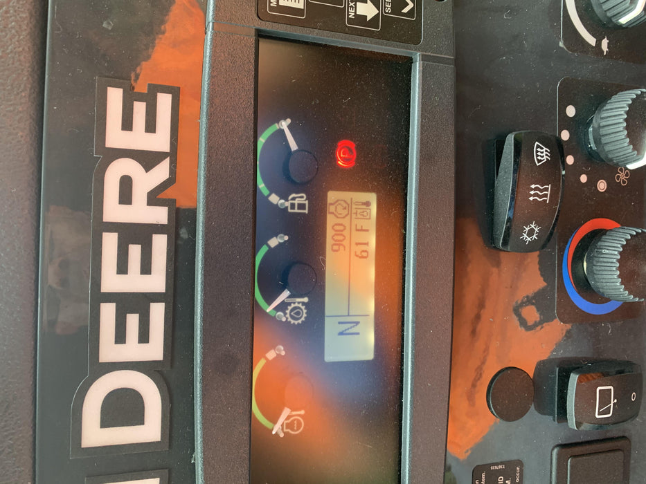 2020 John Deere 410L - Extendable Stick Cab/Heat/Air, 4WD, Extendable Stick, Pilot Controls, 2 Way Hydraulics, TAG Manual QC