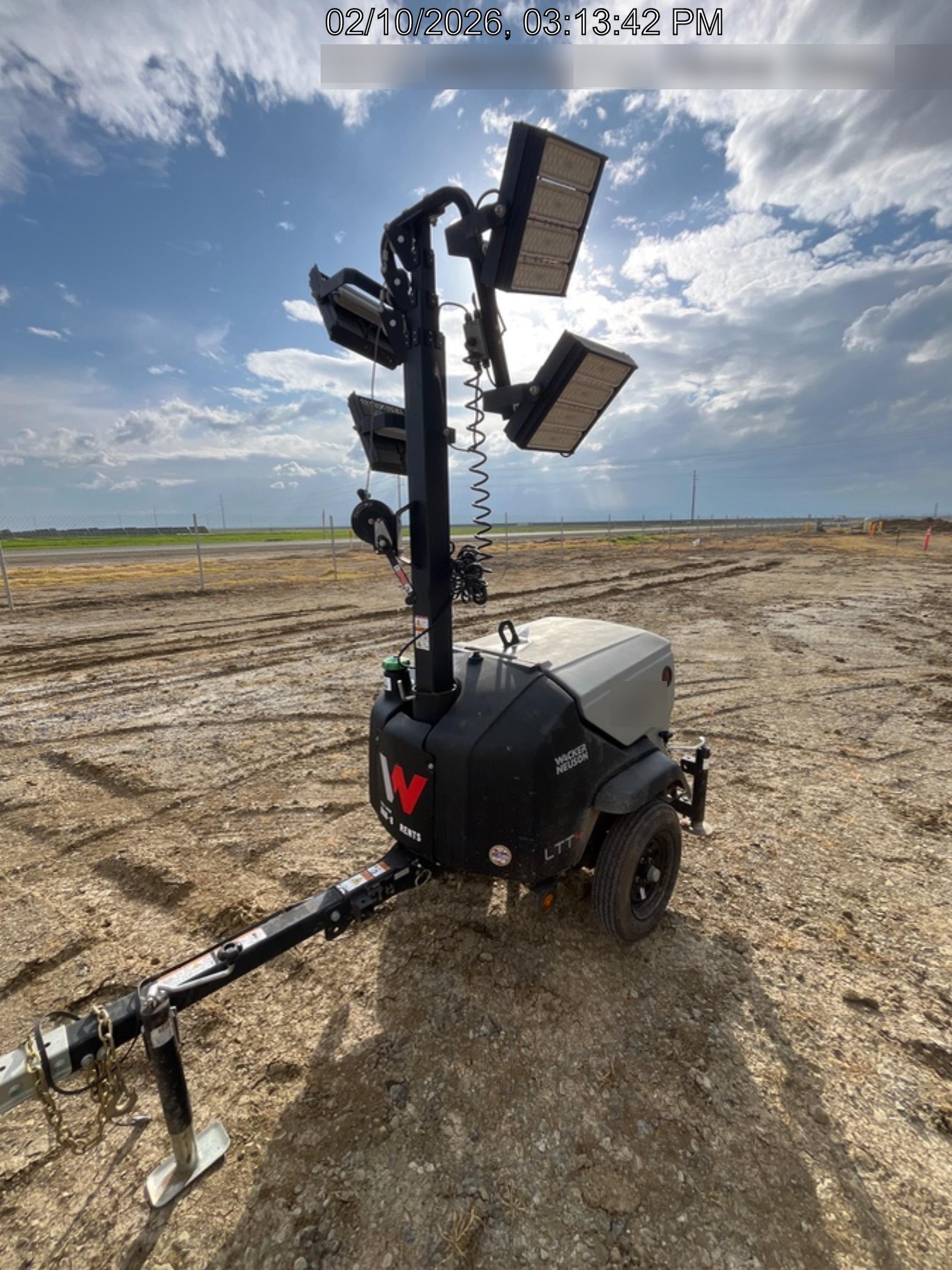 2024 Wacker Neuson LTT4 Diesel, Kohler KDW702, Deep Sea Controller, Auto Start, LED 320W, Bypass Outlet, T3