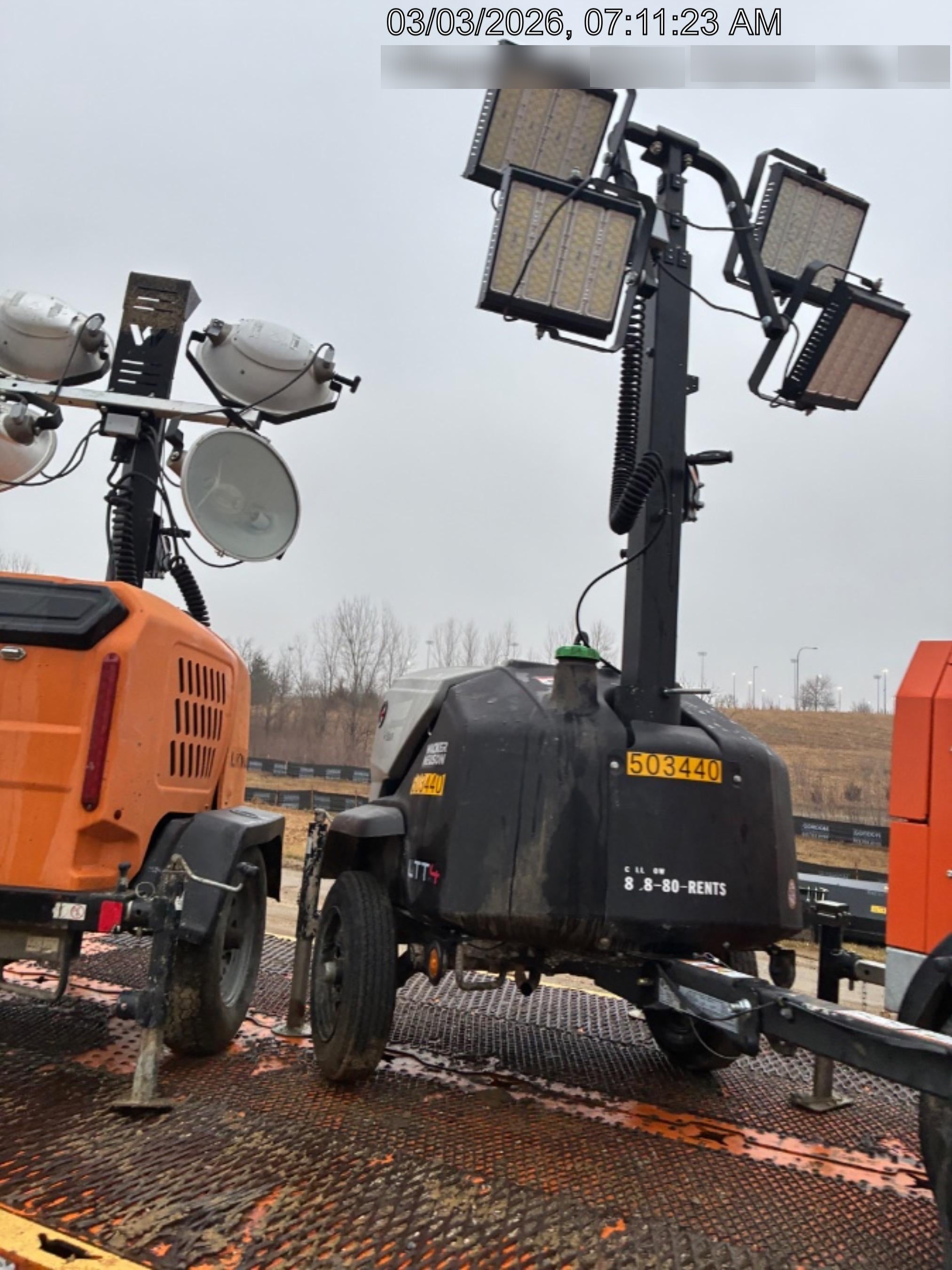 2024 Wanco WLTT-4MM4K Diesel, Deep Sea Controller, Shore Power Plug, Auto Start, (4) 350W LED Floodlights, 4kW Generator, 60 Gal Fuel Tank, 2" Ball, T3