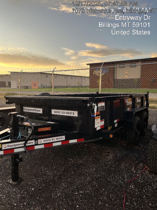 2025 BIG TEX TRAILER 16LP-14BK6SIRPD