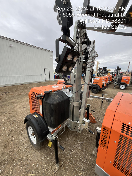 2024 Wanco WLTT-4MM4K Diesel, Deep Sea Controller, Shore Power Plug, Auto Start, (4) 350W LED Floodlights, 4kW Generator, 60 Gal Fuel Tank, 2" Ball, T3