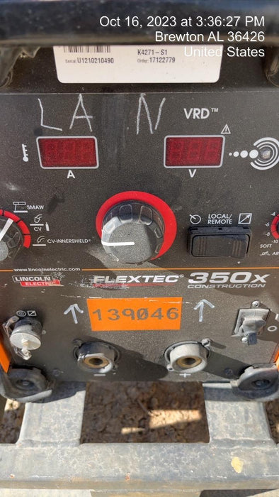 2021 LINCOLN ELECTRIC FLEXTEC 350X