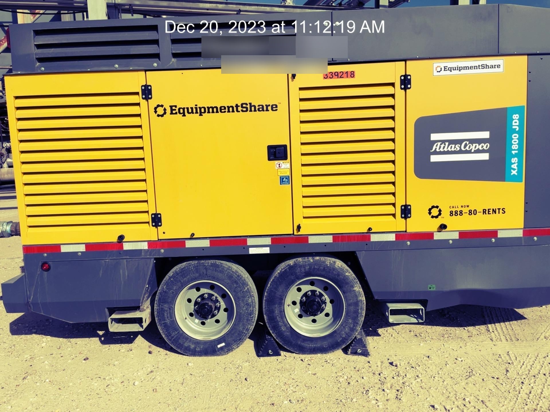 2023 ATLAS COPCO XAS 1800