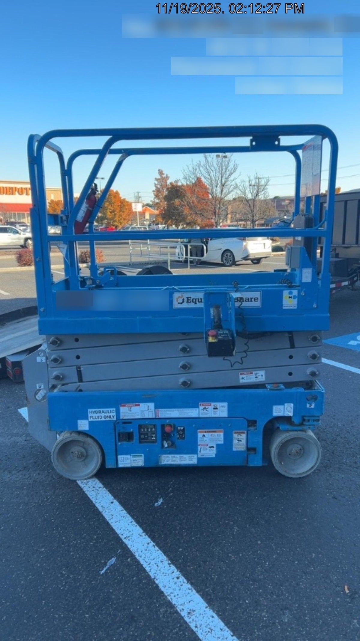 2019 Genie GS-1930 Half Height Swing Gate, 800W Inverter