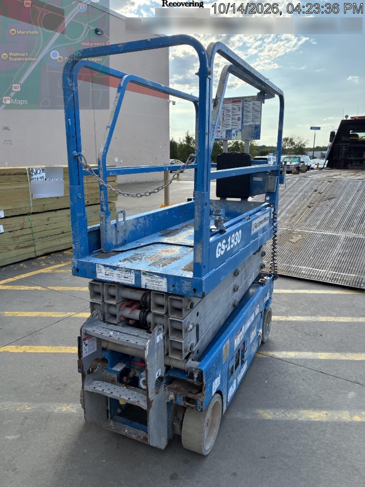 2019 Genie GS-1930 Fixed Rails with Chain Entry