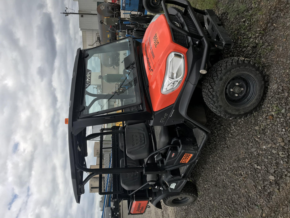 2019 Kubota RTV-X1140W-H 4wd Utility Cart, LED Strobe, Windshield Tempered Glass, Plastic Canopy, Wire Harness Kit, Backup Alarm
