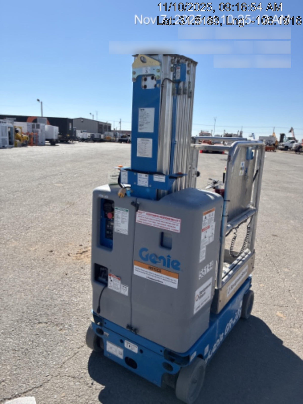 2019 GENIE GR-20