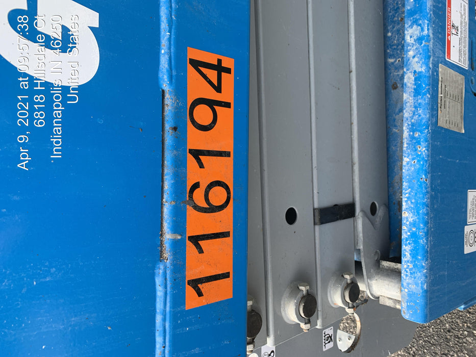 2020 Genie GS-1930 Solid Non Marking Tires, Beacon, Folding rails with half height swing gate