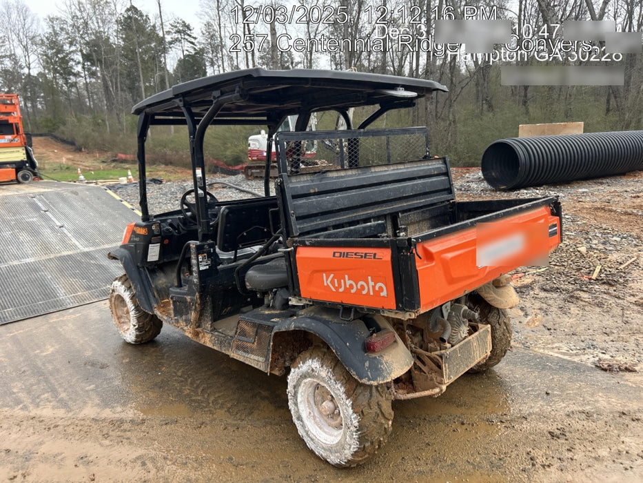 Kubota RTV-X1140W-H Plastic Canopy, Windshield Acrylic Clear, LED Strobe Light, Wire Harness Kit, Back up Alarm