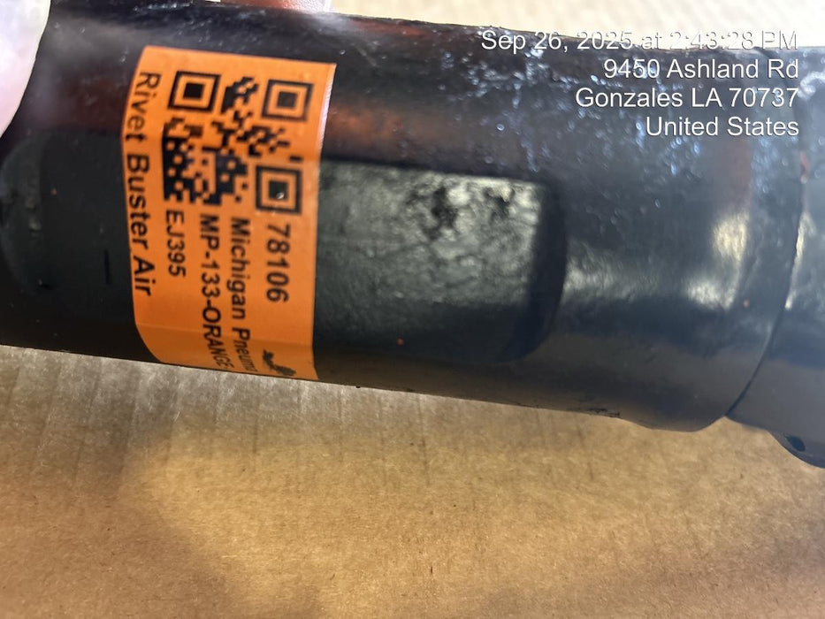 2020 MICHIGAN PNEUMATIC MP-133-ORANGE-NEP