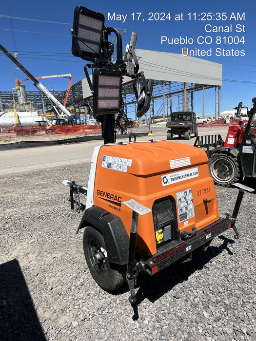 2023 Generac MLT2 Diesel, Flex Switch 120V Input, Powerzone Controller, 
(4) 320W LED Lights, 4kW Generator, 39.9 Gal Fuel Tank, 2" Ball, T3