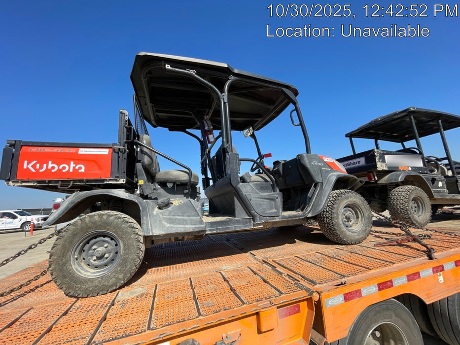 2021 Kubota RTV-X1140W-H Plastic Canopy, Windshield Acrylic Clear, LED Strobe Light, Wire Harness Kit, Back up Alarm