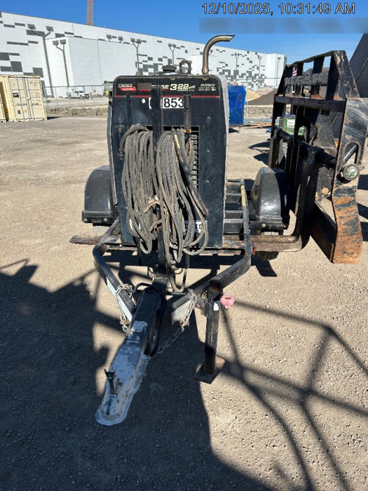 2020 Lincoln Electric Vantage 322 Welder Ready-Pak 3, w/ GPS & Decals (includes trailer, cable rack, fender light kit)