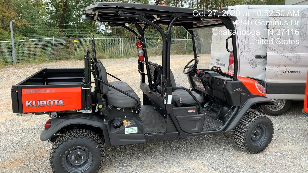 2020 Kubota RTV-X1140W-H 4WD, LED Strobe, Windshield Acrylic Clear, Plastic Canopy, Wire Harness Kit, Backup Alarm