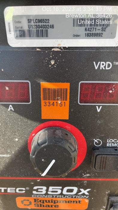 2023 LINCOLN ELECTRIC FLEXTEC 350X