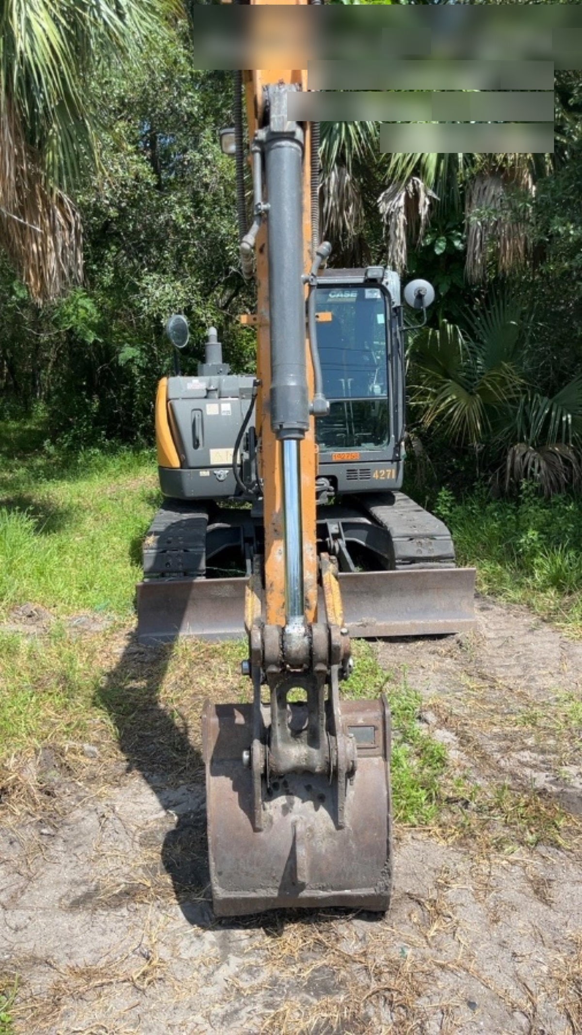 2018 Case CX80C CLOSED CAB, A/C, RUBBER TRACKS PADS, 7'-2" ARM
