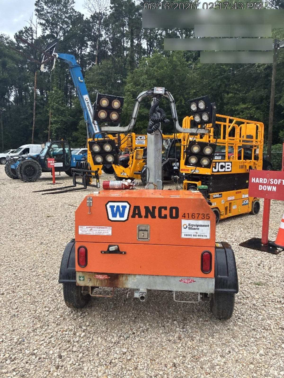 2024 Wanco WLTT-4MM4K Diesel, Deep Sea Controller, Shore Power Plug, Auto Start, (4) 350W LED Floodlights, 4kW Generator, 60 Gal Fuel Tank, 2" Ball, T3