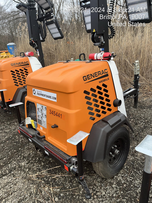 2023 Generac MLT2 Diesel, Flex Switch 120V Input, Powerzone Controller, (4) 320W LED Lights, 4kW Generator, 39.9 Gal Fuel Tank, 2" Ball, T3