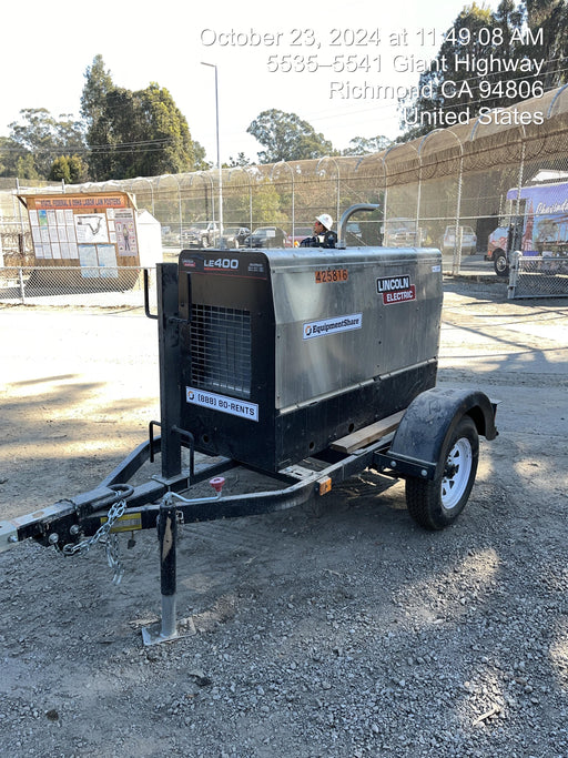 2024 Lincoln Electric LE400 Kubota V1505, Trlr, Cable Rack, Light Kit, ES Decals, T3