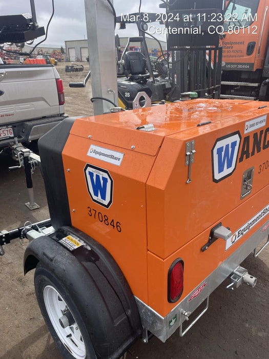 2023 Wanco WLTT-4MM4K Diesel, Deep Sea Controller, Shore Power Plug, Auto Start, (4) 350W LED Floodlights, 4kW Generator, 60 Gal Fuel Tank, 2" Ball, T3