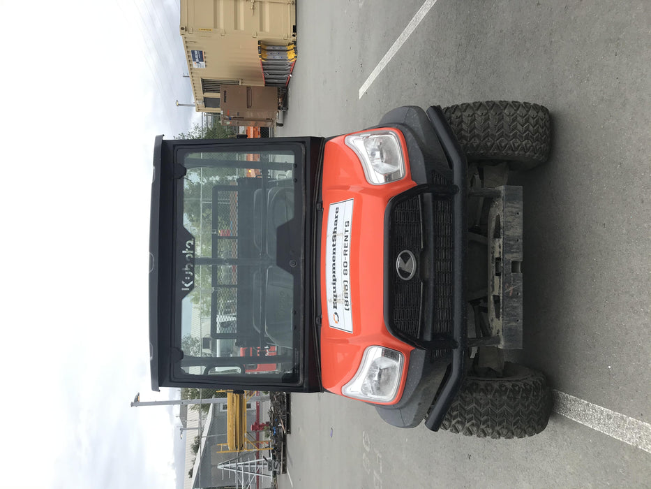2019 Kubota RTV-X1140W-H 4wd Utility Cart, LED Strobe, Windshield Tempered Glass, Plastic Canopy, Wire Harness Kit, Backup Alarm