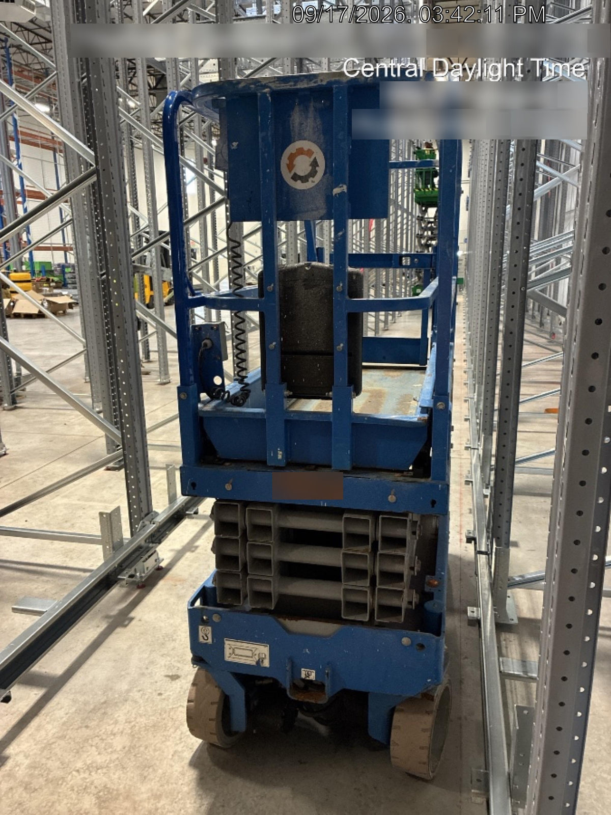 2020 Genie GS-1930 Solid Non Marking Tires, Beacon, Folding rails with half height swing gate